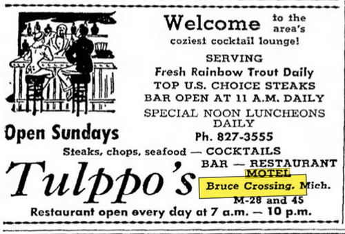 Tulppos - June 1972 Ad (newer photo)